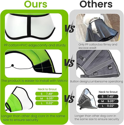 Avaner Dog Cones Recovery Collars: Dog Soft Protective After Surgery Collars for Small Medium Dogs