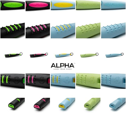 ACME Alpha 210.5 Professional Dog Training Whistle with Enhanced Ergonomic Grip. BPA-Free Plastic. 110 dBA. Standardized Frequency for Smaller Dogs. Weatherproof. Made in the UK (Baby Blue on Yellow)