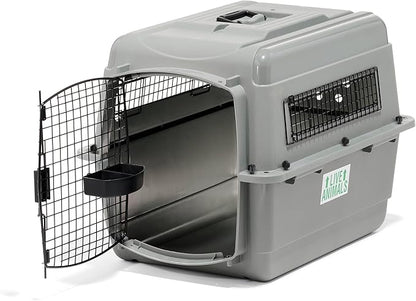 Petmate Sky Kennel - For Air and Travel, Airline Compliant Dog Crate for Pets up 15-30 lbs, Heavy Duty Dog Kennel, Made in the USA- 28 Inches
