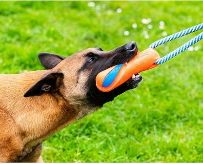 Chuckit! Ultra Bumper Tug Dog Toy,Orange,Medium