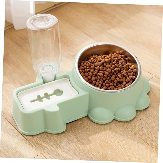 Milisten Outside Dog Water Bowl Automatic Pet Water Dispenser Stainless Steel Dog Feeder