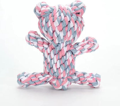 Dog Toys Puppy Teething Chew Toys,Pet Chew Toy Cat Chew Toy,Safe Braided Rope Toys Healthy Handmade Gift