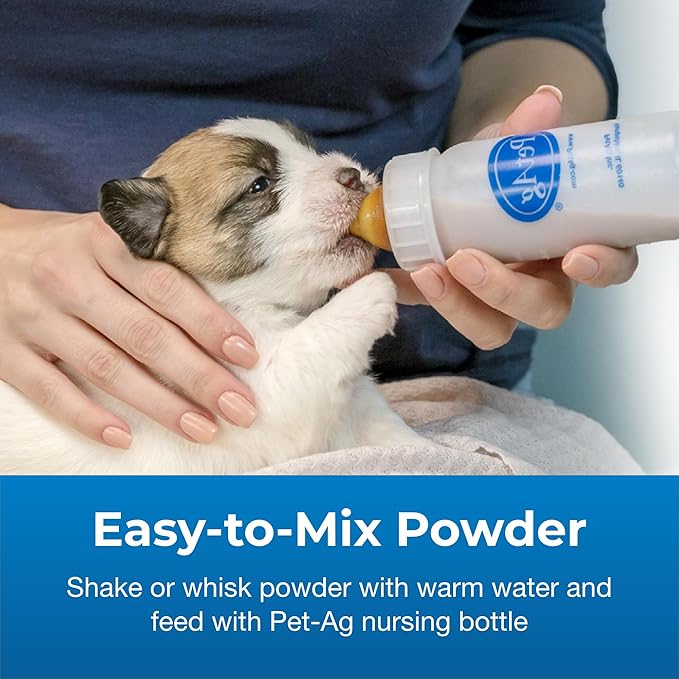 Pet-Ag Goat’s Milk Esbilac Powder - 5.25 oz - Powdered Puppy Formula with Prebiotics, Probiotics & Vitamins for Puppies Newborn to Six Weeks Old - For Sensitive Digestive Systems