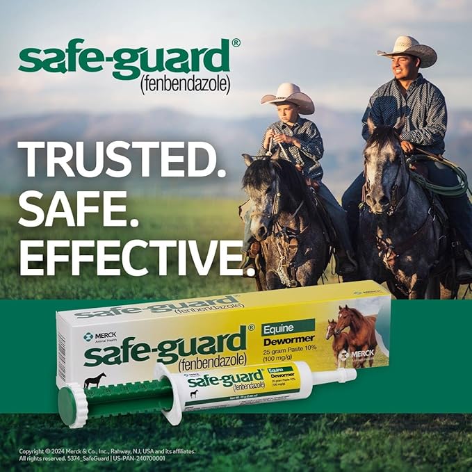 Safe Guard 25 Gram Paste Equine Dewormer