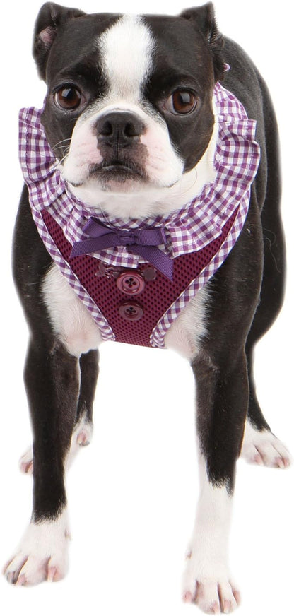 Authentic Puppia Vivien Harness, Purple, Small