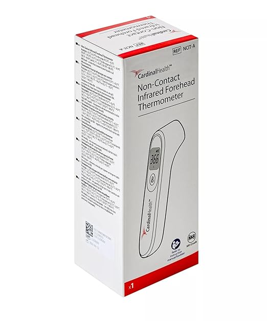 Cardinal Health™ Non-Contact Infrared Forehead Thermometer NCIT-A, Case of 40