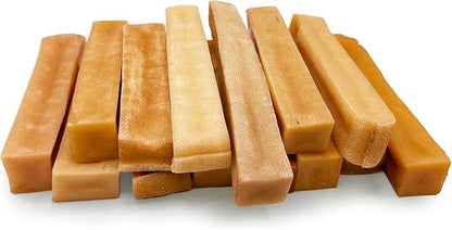 peaksNpaws Premium Yak Cheese Dog Treats - Natural Yak Chews from Himalayan Mountains - Grain Free, Lactose Free - Easily Digestible, 100% Eco-Friendly Packaging (3 Lb. Bag)