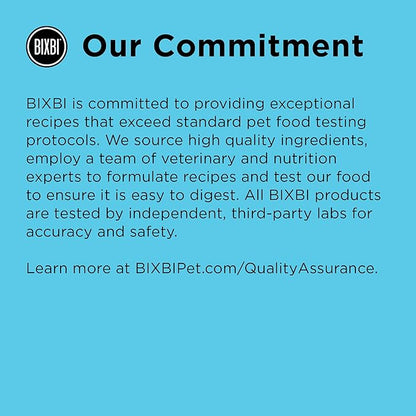 BIXBI Liberty Grain-Free Dry Dog Food, Beef Recipe – Fresh Meat, High Protein, No Meat Meals – USA Made, 4 lbs