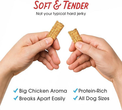Farmland Traditions Filler Free Dogs Love Chicken Premium Jerky Treats for Dogs, 3 lb. Bag