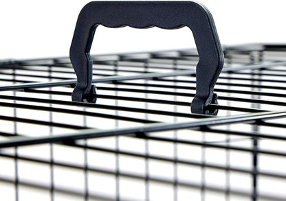 Carlson Pet Products Single Door Metal Dog Crate, Intermediate 36" Dog Crate for Medium to Large Dogs, Foldable Collapsible Dog Kennel with Removable Tray, Portable Wire Dog Cage for Training & Travel
