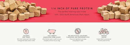Crumps Naturals Mini Trainers Freeze Dried Pork Hearts 4.06oz