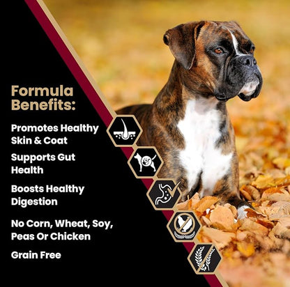 VICTOR Super Premium Dog Food— Sensitive Skin and Stomach— Grain Free Lamb Meal and Sweet Potato Recipe Dry Kibble— Gluten Free, No Chicken, Ideal for Dogs with Allergies — Adult and Puppy Food, 15 lb