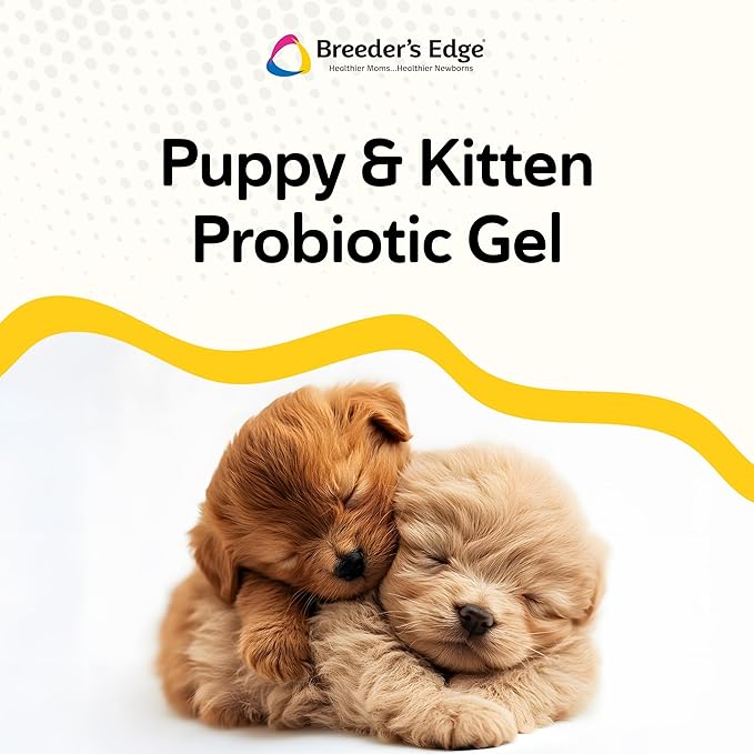 Revival Animal Health Breeder's Edge Nurture Flora for Puppies & Kittens | Colostrum Supplement for Puppies & Kittens | Protein & Vitamins & Minerals | Easy to Digest | 30ml Easy to Administer