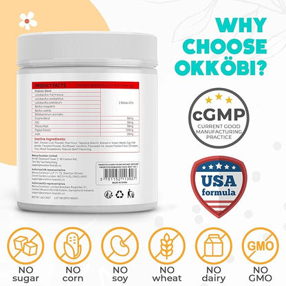 Probiotics for Dogs Chews 150 pcs - Probiotic Chews for Dogs with Enzymes & Natural Ingredients - Digestive & Gut Health Support - US Formula - Beef Flavored