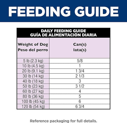 Hill's Science Diet Adult 1-6 Wet Dog Food, Beef & Vegetables, 12.8 oz. Cans, 12-Pack