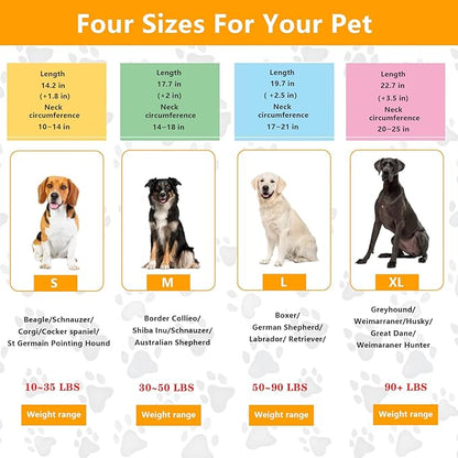 Prong Collar for Large Dogs, Dog Pinch Collar,Dog Choker Collar,High Strength Quick Release Metal Buckle,Comfort Rubber Tips,for Large Dog