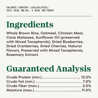 Nutro Crunchy Dog Treats with Real Mixed Berries, Training Treats for Dogs, 16 oz. Bag