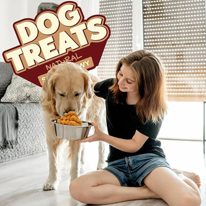 Dog Treats, Chicken Wrapped Calcium Bones Rawhide-Free Grain-Free Dog Training Treats Teeth Cleaning Chews Long-Lasting Snacks for Medium and Large Breed 10.58oz