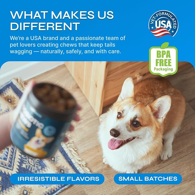 Dog Probiotics - 260 Billion CFU per Pack with Prebiotics, Digestive Enzymes, Pumpkin - Probiotics for Dogs for Digestive Health, Gut Support, Yeast Balance, Allergies Support, Itchy Skin - 130 Chews
