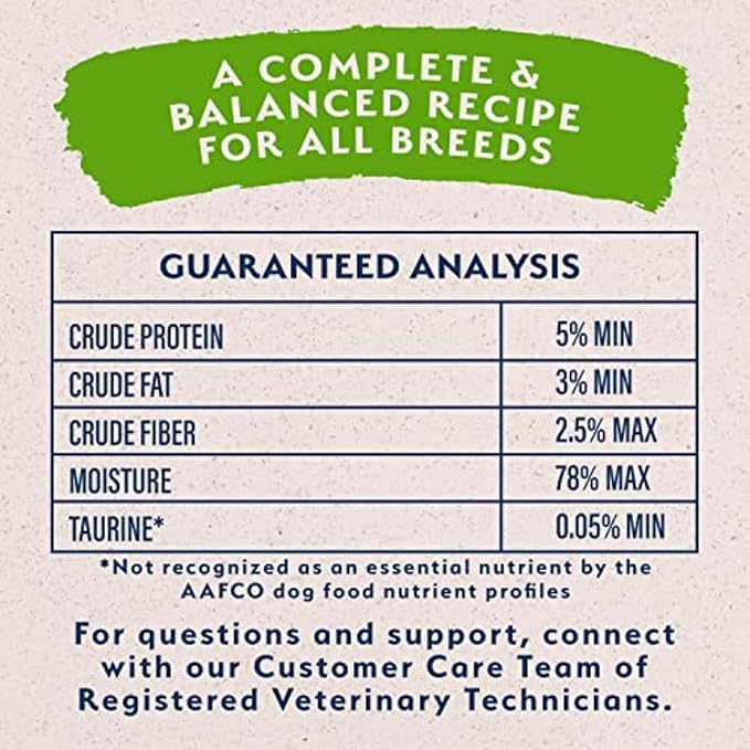 Natural Balance Limited Ingredient Adult Wet Canned Dog Food with Vegan Plant Based Protein and Healthy Grains,Vegetarian Recipe,13 Ounce,(Pack of 24)