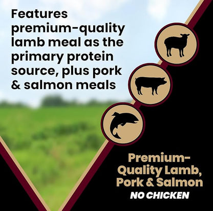 VICTOR Super Premium Dog Food— Sensitive Skin and Stomach— Grain Free Lamb Meal and Sweet Potato Recipe Dry Kibble— Gluten Free, No Chicken, Ideal for Dogs with Allergies — Adult and Puppy Food, 15 lb