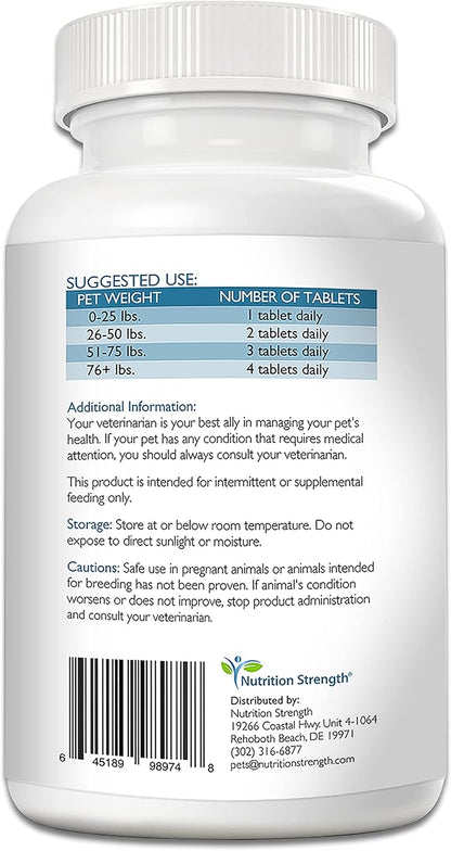 Quercetin for Dogs with Bromelain to Support Balanced Immune System, Promote Inflammatory Relief & Antioxidant Activity, Quercetin for Dog Allergies, 120 Chewable Tablets
