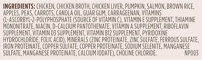 Nutrish Gentle Digestion Premium Paté Wet Dog Food,Real Chicken,Pumpkin & Salmon Recipe,13 oz. Can,(Rachael Ray),(Pack of 24)