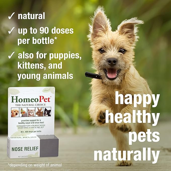 Dog Homeopet Nose Relief