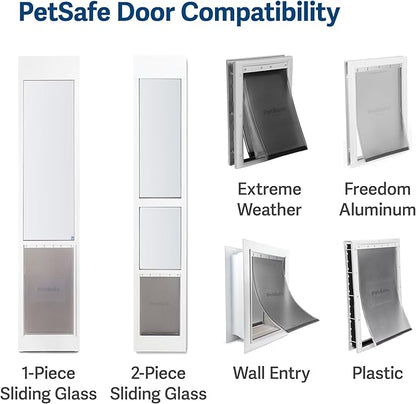PetSafe Original Replacement Flap - Doggie Door Vinyl Replacement Flap for Sliding Glass Pet Door - Durable & Made with Non-Toxic Materials - 12 7/8" H x 8 1/8" W - Medium