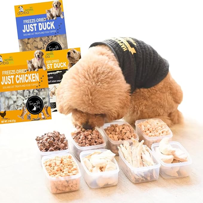 Freeze Dried Two-Pack Treats Bundle Easy-to-Digest Snack / Meal Enhancer Dogs & Cats Crunchy Topper - Bite-Sized Beef Liver Cubes Ideal for Training or Picky Eaters (2 Packs) (2.0 oz each, Beef Liver)