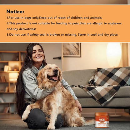 Dog Allergy Chews for Skin Itching, Itch Relief for Dogs, Allergy Support Multivitamin for Seasonal Allergies,Omega 3 Fish Oil for Healthy lmmune System Support, 120 Chews, Chicken Flavor