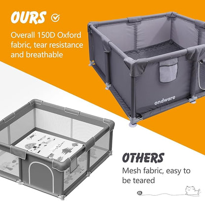 Whelping Box for Dogs and Puppies, 38×38×18 in Whelping Supplies with Waterproof Whelping Pad for Medium Small Dogs