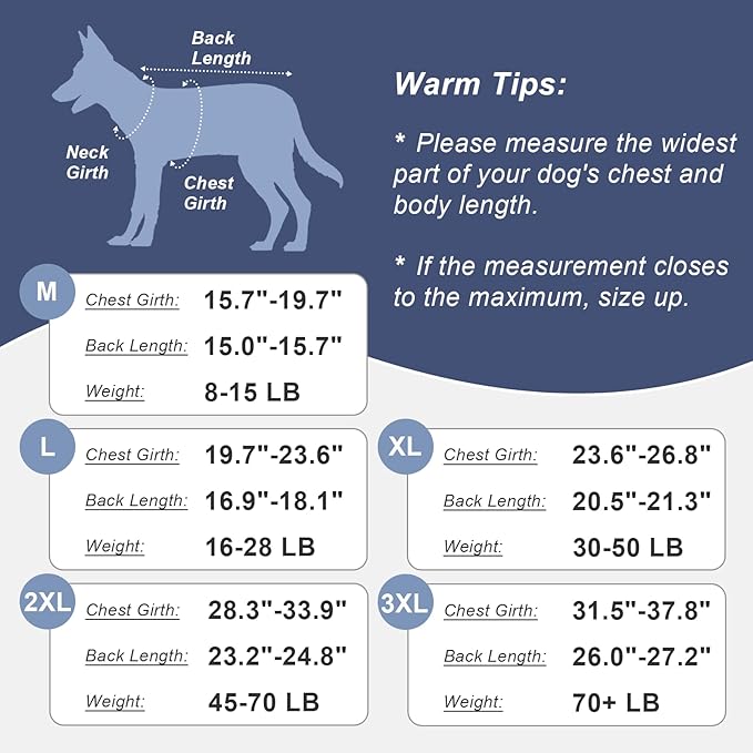 Jiupety Dog Recovery Suit Adjustable, Not Fit Slim and Long Body, Dogs Suit for Surgery Recovery, L Size, Anti-Licking Surgical Dog Onesies, Blue & Paw