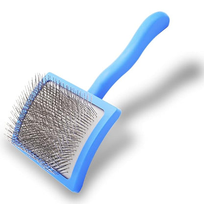 Slicker Brush for Dogs, Professional Pet Doodle Grooming brushes for Goldendoodles, Labradoodles, Poodles - Long Pin Detangler for Dematting dog slicker brush - Large