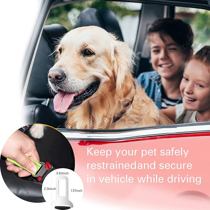 No-Pull Shock Absorbing Bungee Leash for Large Dogs, 4-6 FT Heavy Duty Dog Leash with Traffic Handle & Seat Belt Buckle, Reflective, Up to 150 Lbs