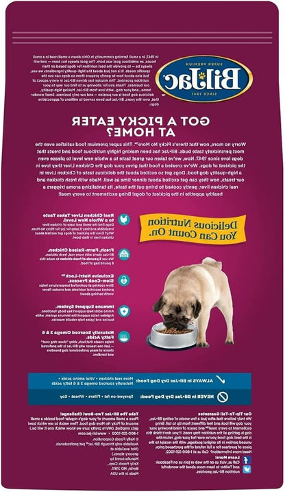 Bil-Jac Picky No More Small Breed Chicken Liver Dry Dog Food 6 Pounds