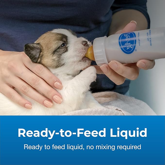 PetAg Goat’s Milk Esbilac Liquid -16 oz- Ready-to-Feed Puppy Formula with Vitamins, Minerals, and Trace Nutrients for Puppies Newborn to Six Weeks Old- for Sensitive Digestive Systems