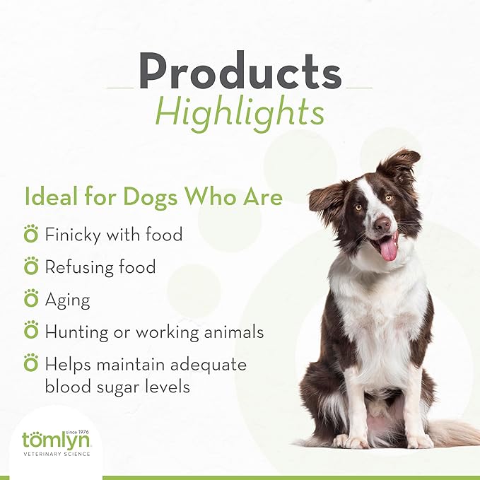 Tomlyn Nutri-Cal Malt-Flavored High-Calorie Nutritional Gel for Dogs, Helps Support a Healthy Appetite for Dogs Providing Calories, Vitamins, and Minerals in a Tasty Dog Supplement, 4.25oz-4 Pack