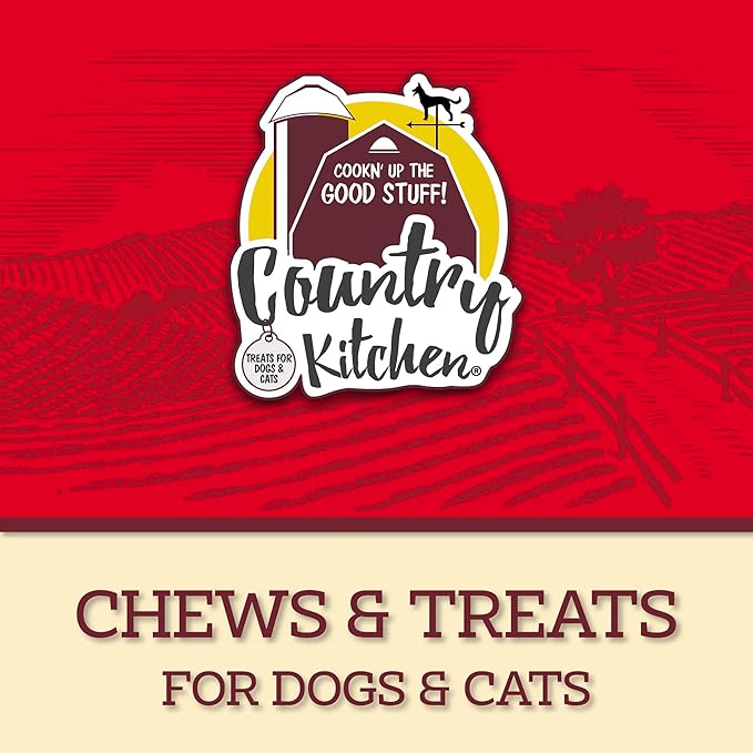 Country Kitchen Rawhide Free Kabob Rings Dog Chews, Made with Real Chicken, Beef, Pork, and Duck, 5 Count (Pack of 2)