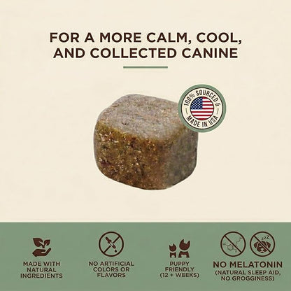 Bacon Calming Bites for Dogs - Separation Anxiety Relief & Stress Support - Hemp Calming Treats for Dogs - No Melatonin - 120 Bacon Flavor Soft Chews