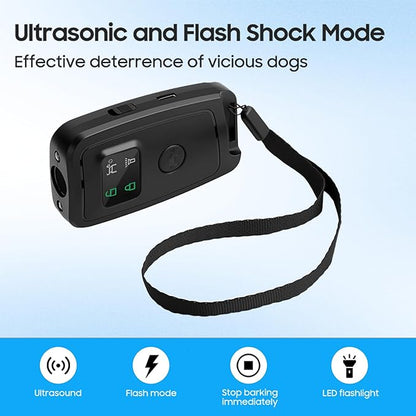 Ultrasonic Anti Barking Device for Dogs，Dog Deterrent Devices & Barking Silencer for Bad Behavior，Indoor/Outdoor Dog Training Bark Control