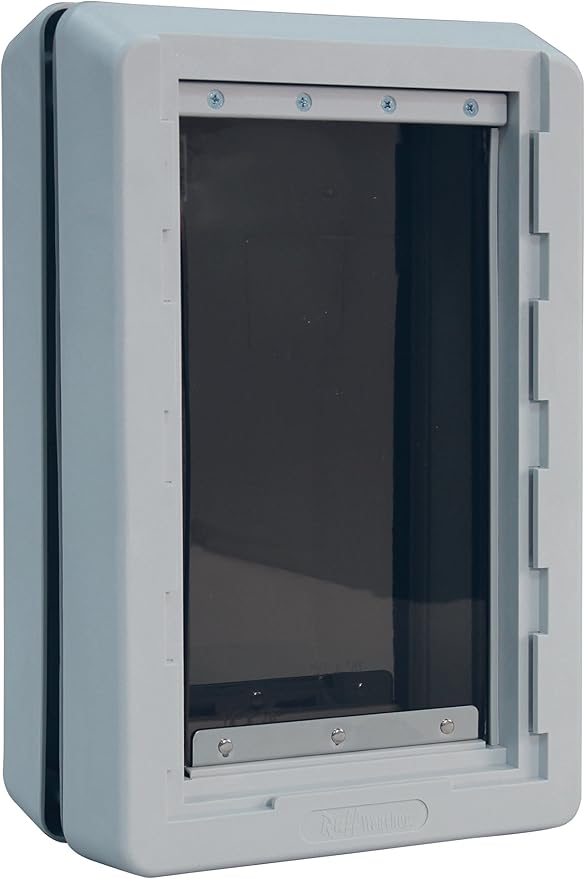 Ideal Pet Products Designer Series Ruff-Weather Pet Door with Telescoping Frame, Medium 7.25" x 13" Flap Size