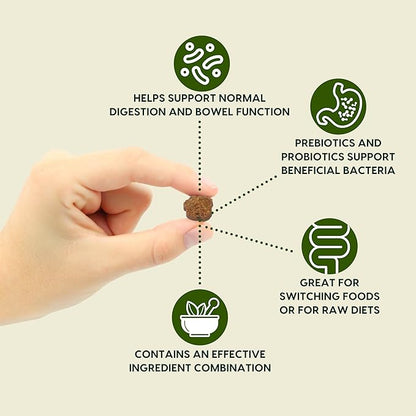 Ark Naturals Gentle Digest Soft Chews, Vet Recommended Dog and Cat Prebiotics and Probiotics, Digestive and Immune System Support, 1 Pack