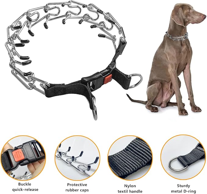 Dog Training Collar, Martingale Collar for Large Medium Small Dogs (S)
