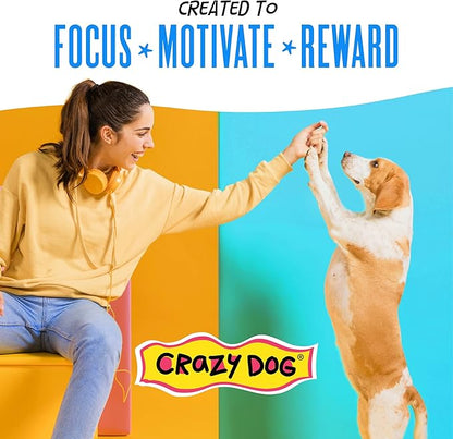 Crazy Dog Mini Train-Me! Training Treats 10 oz. Bag, Chicken Flavor, with 500 Treats per Bag, Recommended by Dog Trainers