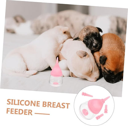 MERRYHAPY Silicone Nursing Bottle for Kitten Puppy Feeder Cat Dog Milk Replacer Animal Feeding Bottle