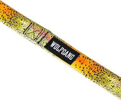 Wolfgang Heavy Duty Dog Leash, Pull-Tested for Walking & Training, CutBow Print, Dual Handle Large