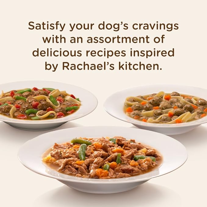 Nutrish Rachael Ray Wet Dog Food Variety Pack Hearty Recipes, six (6) 8 oz Tubs 2 Count (Pack of 24)