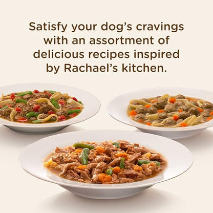 Nutrish Rachael Ray Wet Dog Food Variety Pack Hearty Recipes, six (6) 8 oz Tubs 2 Count (Pack of 24)