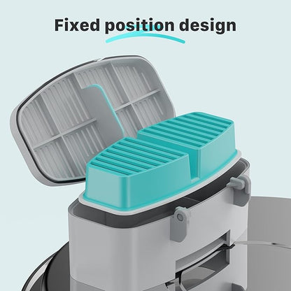 FOFNON Cat Fountain Replacement Filters: 24 Pet Fountain Filter for FOFNON Cat Water Fountains - 6 Months Set of Pet Fountains Filter - Including12 Pieces Filters + 12 Pieces Sponges